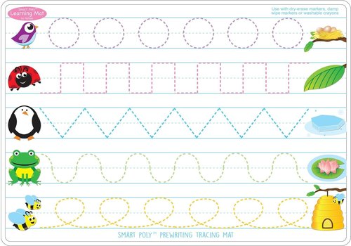 ASHLEY PRODUCTIONS Learning Mat Prewriting/Shapes