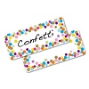 ASHLEY PRODUCTIONS Magnetic Nameplates Confetti 30 pcs