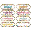 Magnetic Confetti Days of the Week*