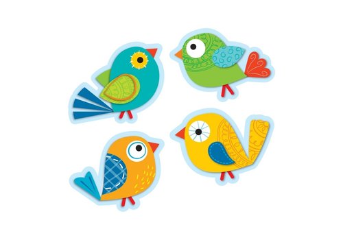 Carson Dellosa Boho Birds Cut-Outs(D)