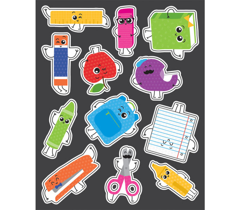 School Tools Shape Stickers* (D)