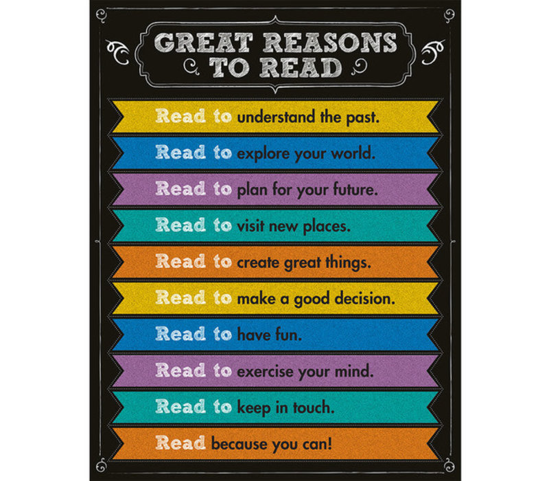 Great Reasons to Read Chart