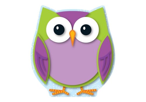 Carson Dellosa Colorful Owl Mini Cut-Outs/Accents