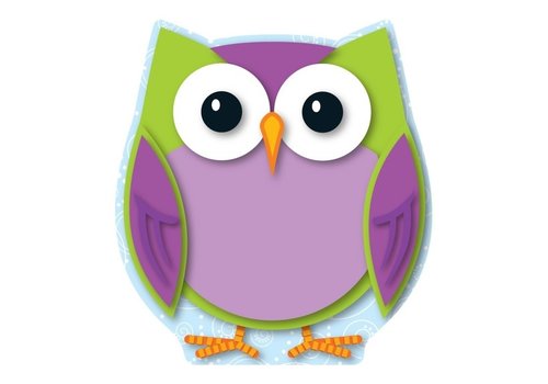 Carson Dellosa Colorful Owl Mini Cut-Outs