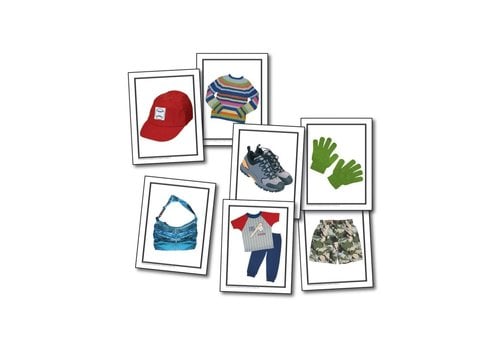 Carson Dellosa Nouns Children's Clothing Learning Cards