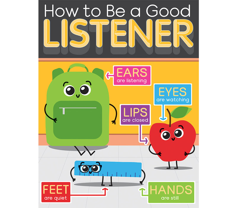 How to Be a Good Listener Chart*