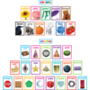 Colorful Photo Shapes & Colors Cards Bulletin Board Set*