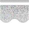 Silver Sparkle Scalloped Border Trim*