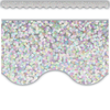 Teacher Created Resources Silver Sparkle Scalloped Border Trim