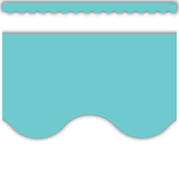 Light Turquoise Scalloped Border Trim*