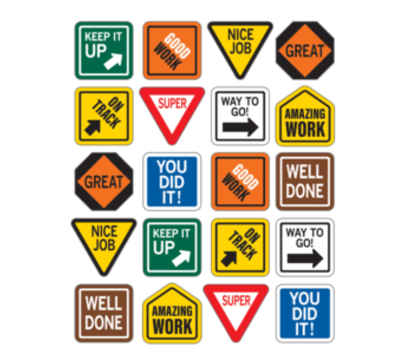 Under Construction Positive Stickers*