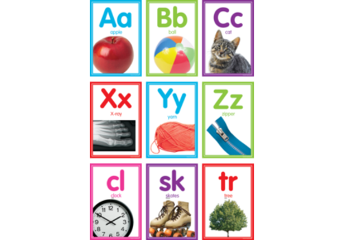 Teacher Created Resources Colorful Photo Alphabet Cards Bulletin Board Set