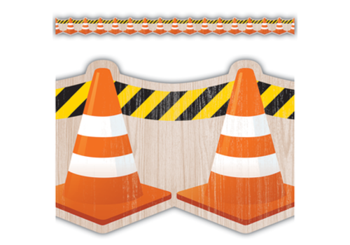 Teacher Created Resources Under Construction Cones Die-Cut Border Trim* Teacher Created Resources Under Construction Cones Die-Cut Border Trim*