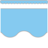 Teacher Created Resources Lite Blue Scalloped Border Trim