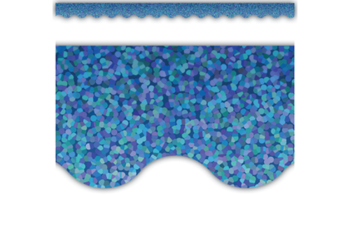 Teacher Created Resources Blue Sparkle Border*