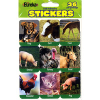 Giant Farm Animal Stickers (D)*