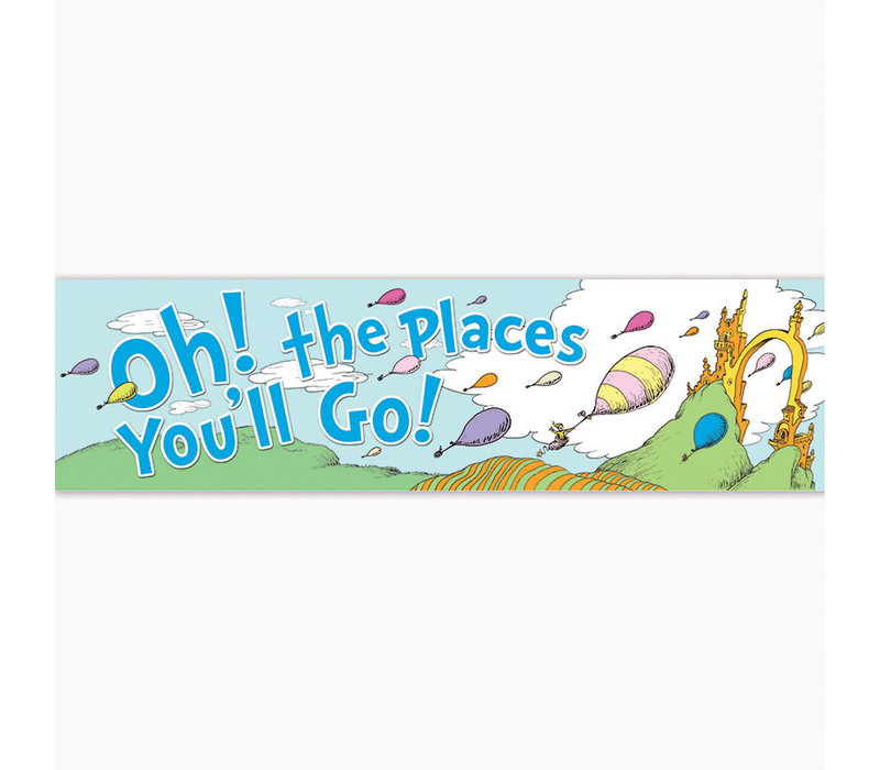 Dr. Seuss Oh the Places Classroom Banner