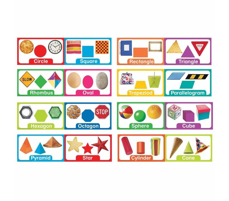 Shapes and Solids Mini Bulletin Board Set