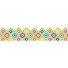 EUREKA A Sharp Bunch Diamond Pattern Border*