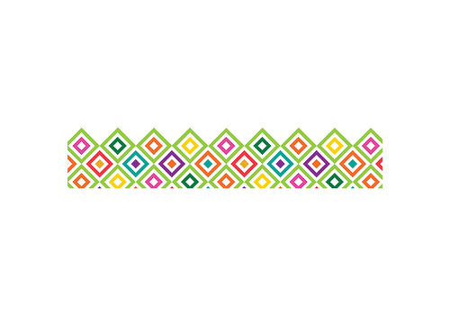 EUREKA A Sharp Bunch Diamond Pattern Border*