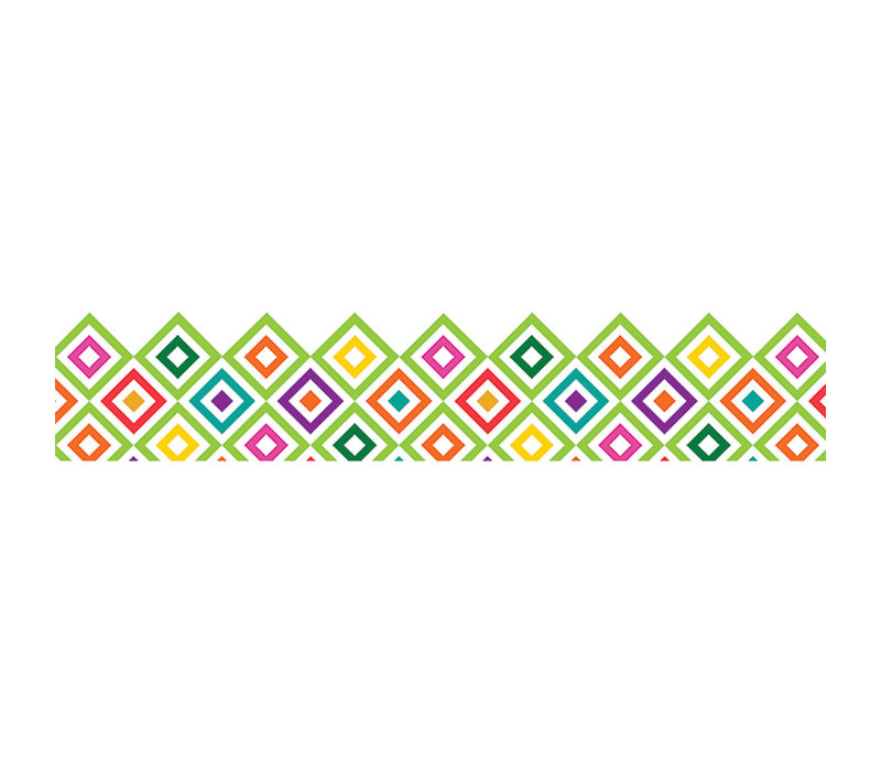 A Sharp Bunch Diamond Pattern Border*