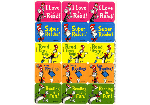 EUREKA Cat in the Hat Reading Stickers