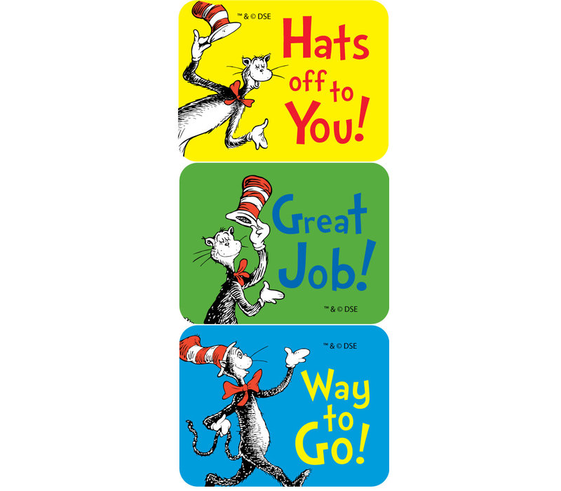 Cat in the Hat Success Stickers (D)*