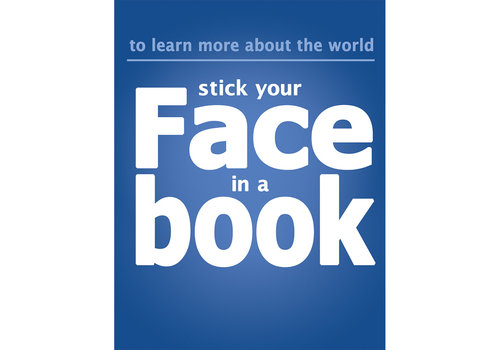 EUREKA Stick Your Face in a Book poster (D)*