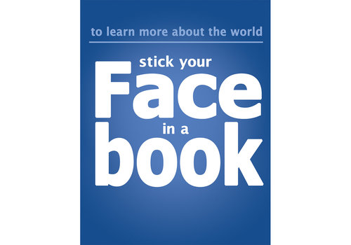EUREKA Stick Your Face in a Book poster
