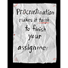 EUREKA Procrastination (Poster)  (D)*