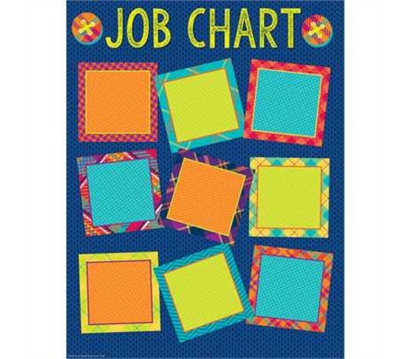 Plaid Attitude Job Chart (D)