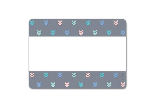 Creative Teaching Press Calm & Cool Colorful Mini Chevrons Labels