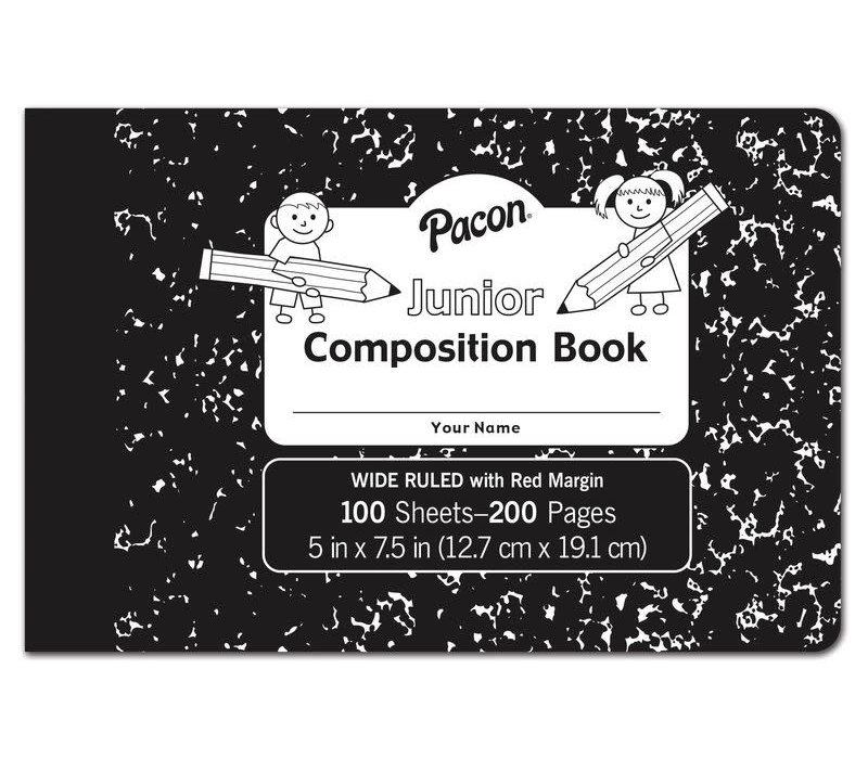 Junior Composition Book - 100 sheets