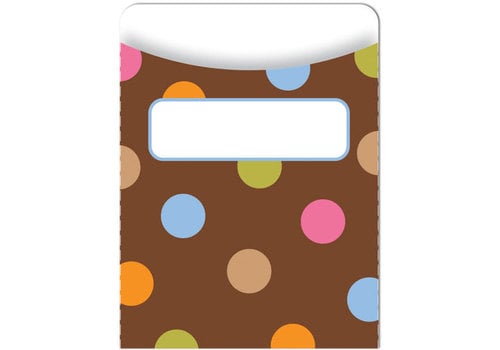 Creative Teaching Press Dots on Chocolate Library Pockets (D) *