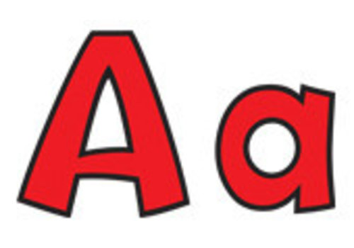 Trend Enterprises Red 4" Playful Combo (D)*