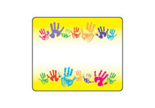 Trend Enterprises Rainbow Handprints Labels