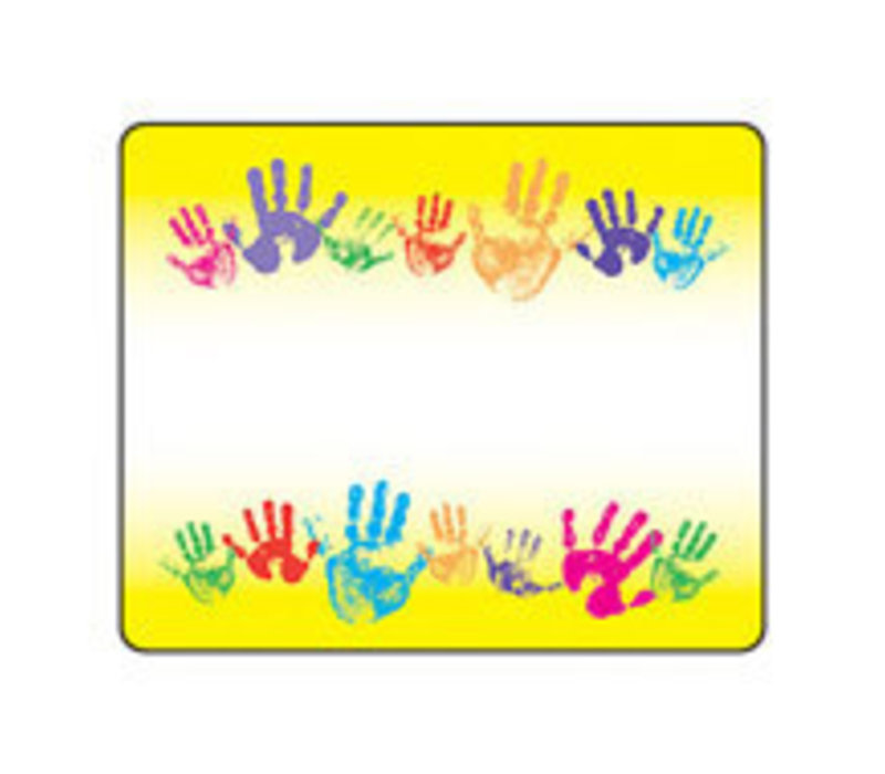 Rainbow Handprints Labels/Tags (D)