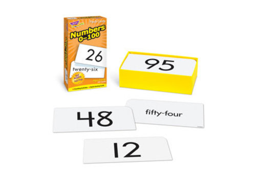 Trend Enterprises Numbers 0-100  Flash Cards(D)