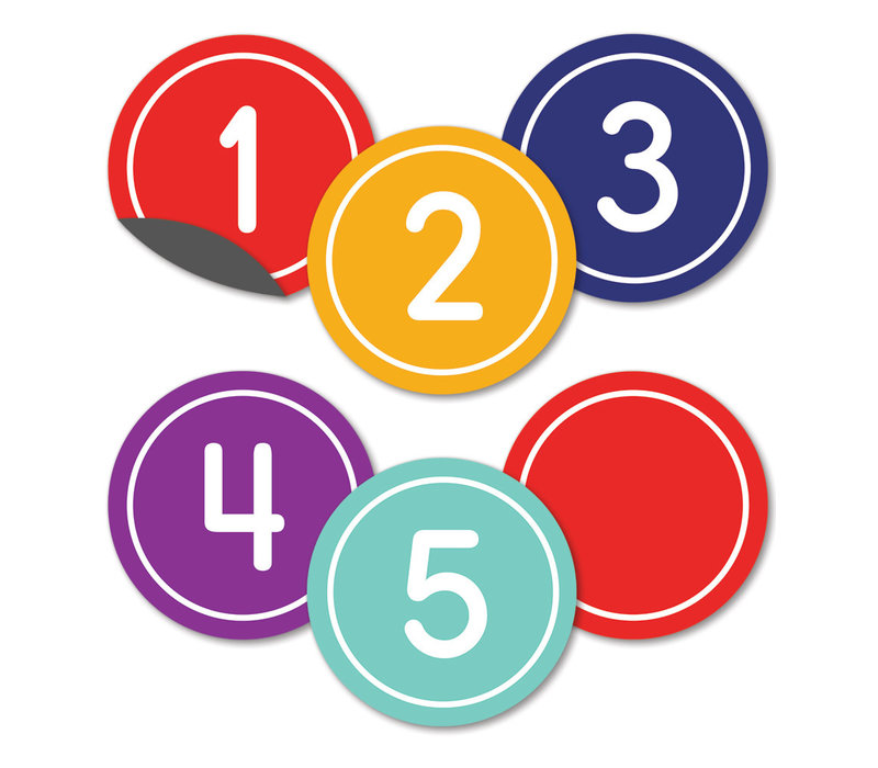 Classic Numbers Magnetic Cut-Outs