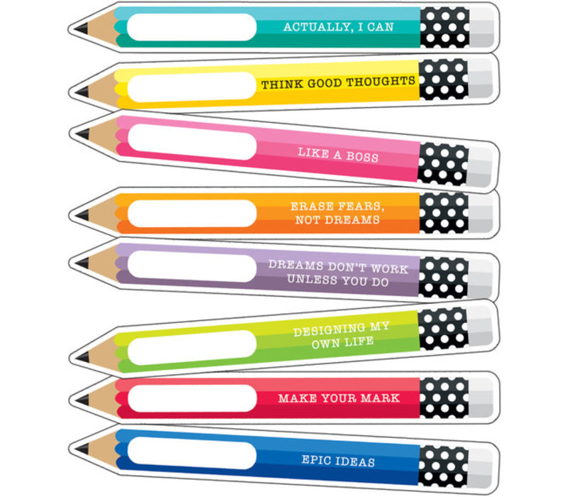 Motivational Pencils Cut-Outs(D)