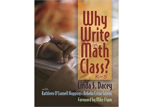 PEMBROKE PUBLISHING Why Write in Math Class ?