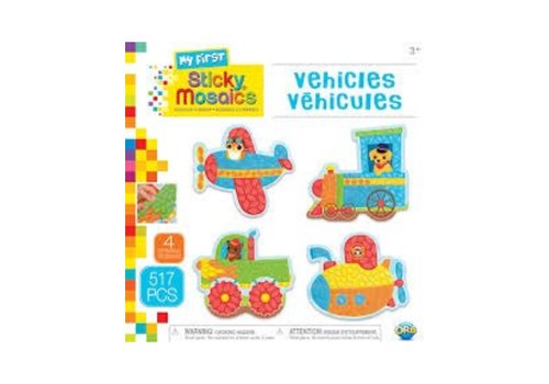 My First Sticky Mosaics Vehicles