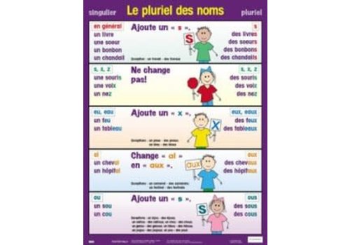 POSTER PALS Le pluriel des noms poster