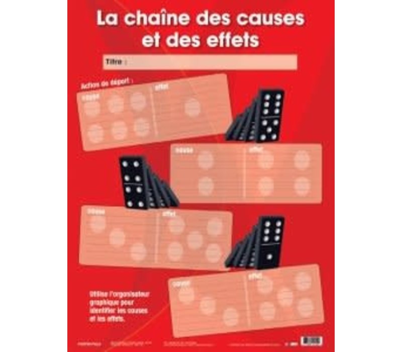 La chaine des causes et des effets poster*