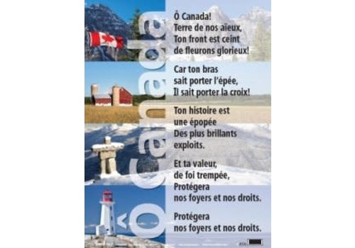 POSTER PALS O Canada Poster French