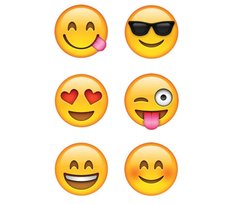 Emoji Fun Hot Spots Stickers