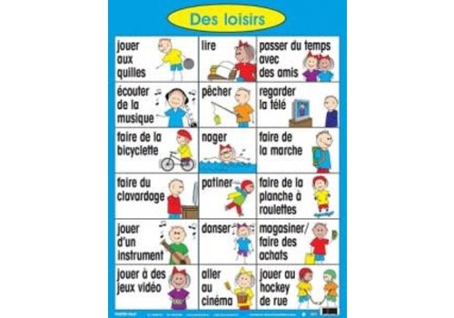 POSTER PALS Des loisirs poster