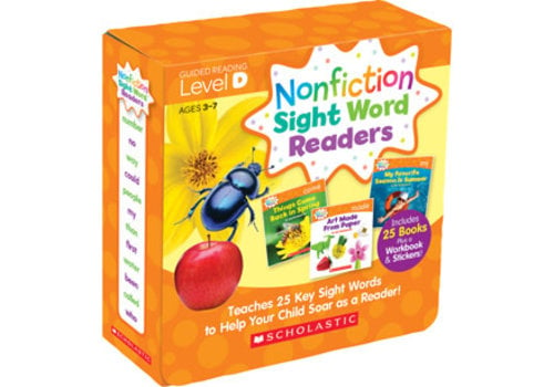 SCHOLASTIC CANADA Scholastic Nonfiction Sight Word Readers - Level D