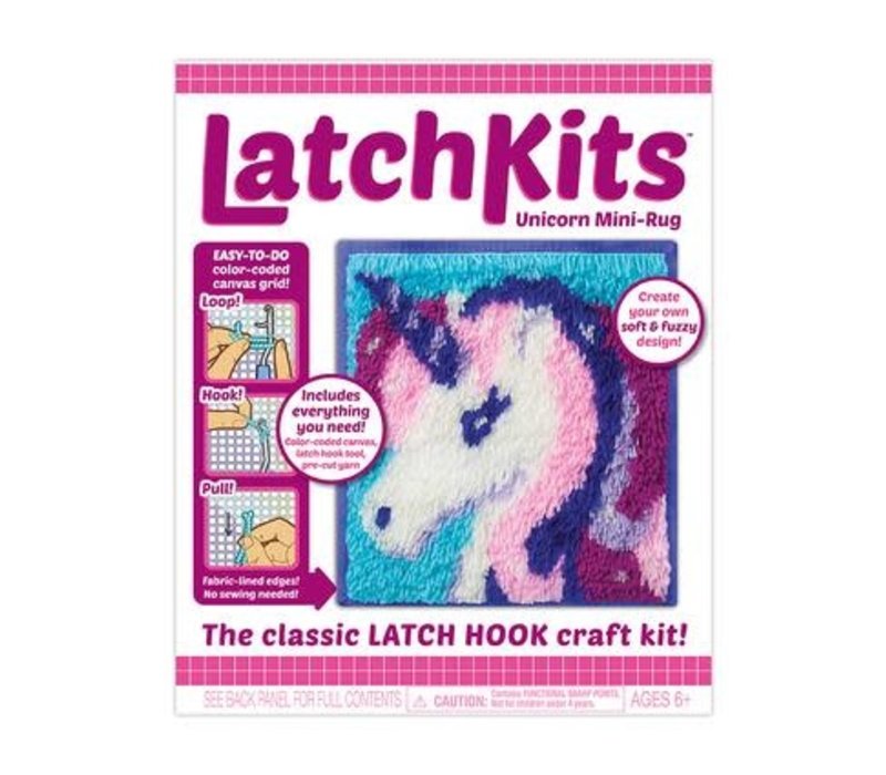 LatchKits™ Unicorn Latch Hook Kit *
