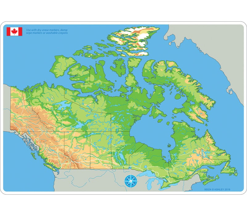 Learning Mat Map of Canada